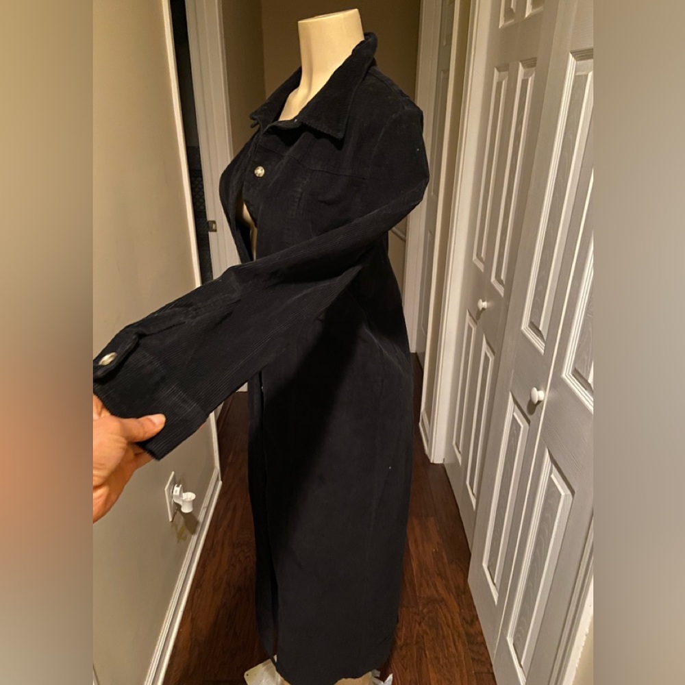 Vintage long curduroy dress jacket